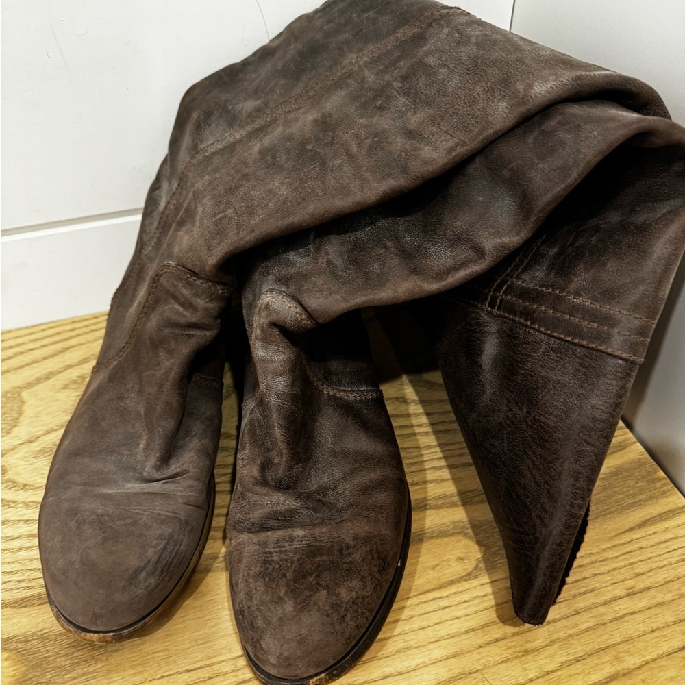 Brown Over the Knee Boots